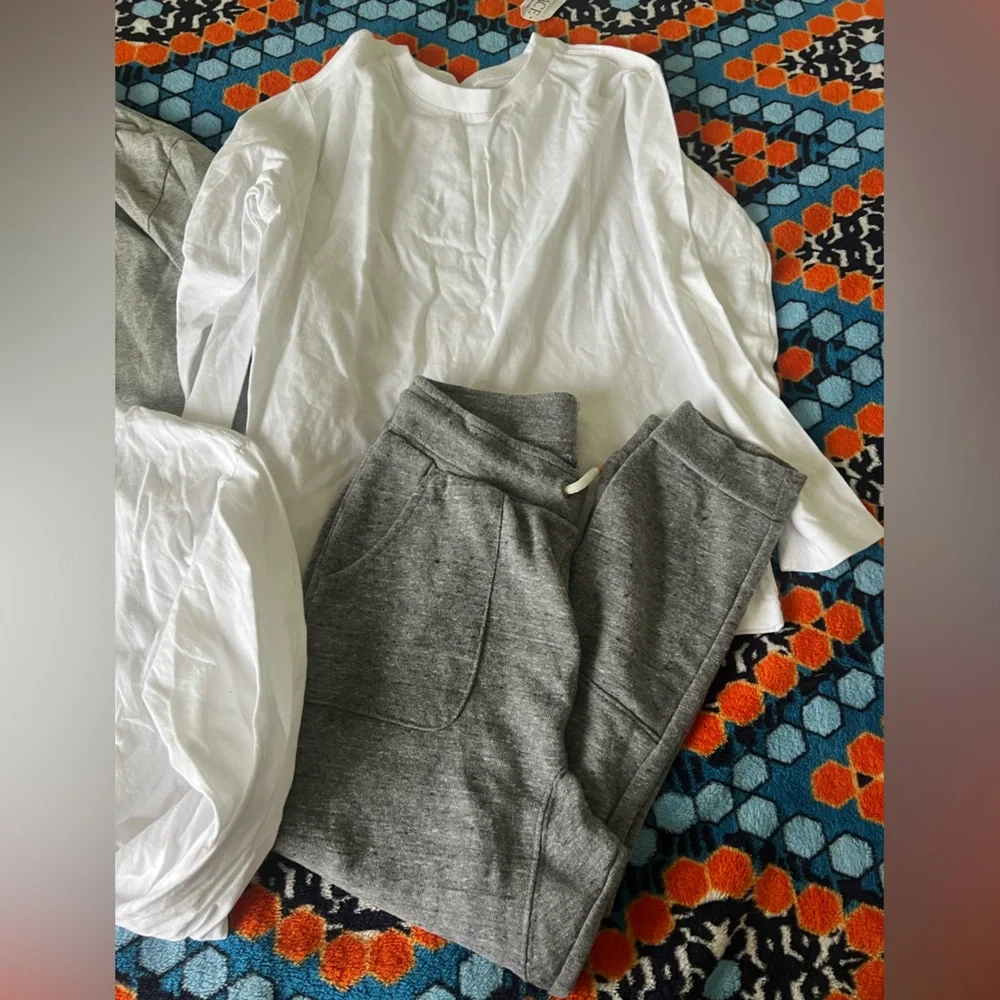 The Children's Place Boys Long Sleeve Cotton Tee’s-Cat & Jack Cotton joggers